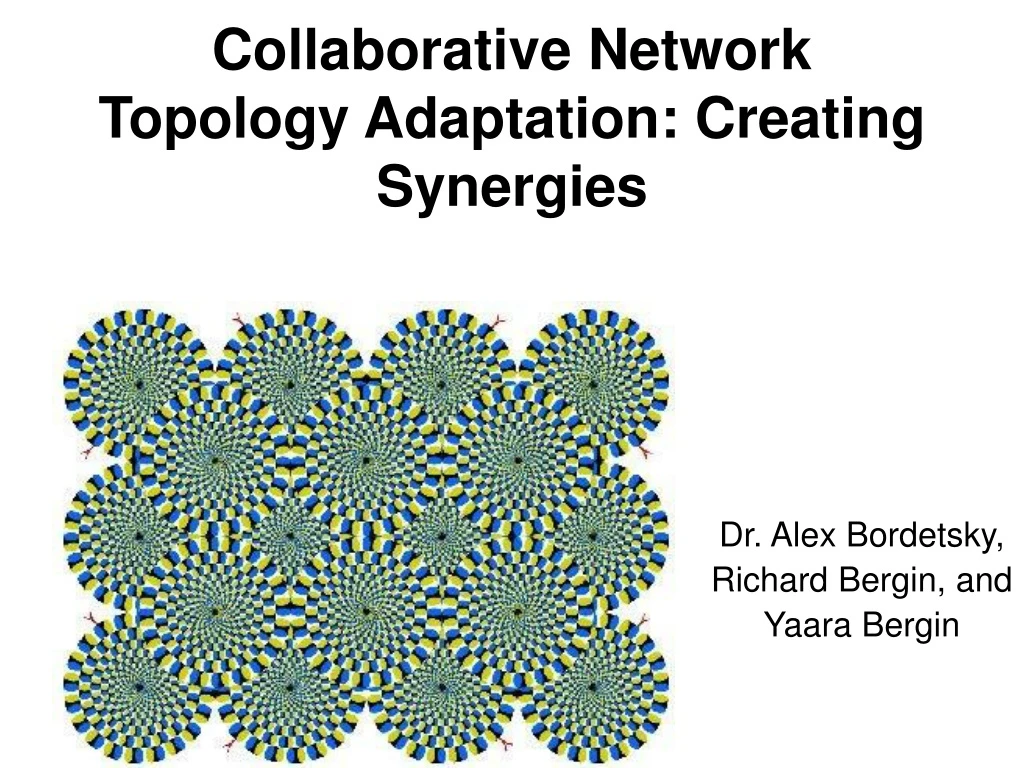 collaborative network topology adaptation creating synergies