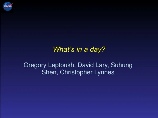 What’s in a day?