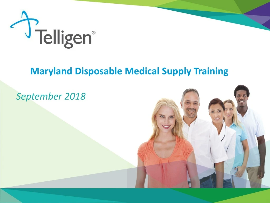 maryland disposable medical supply training
