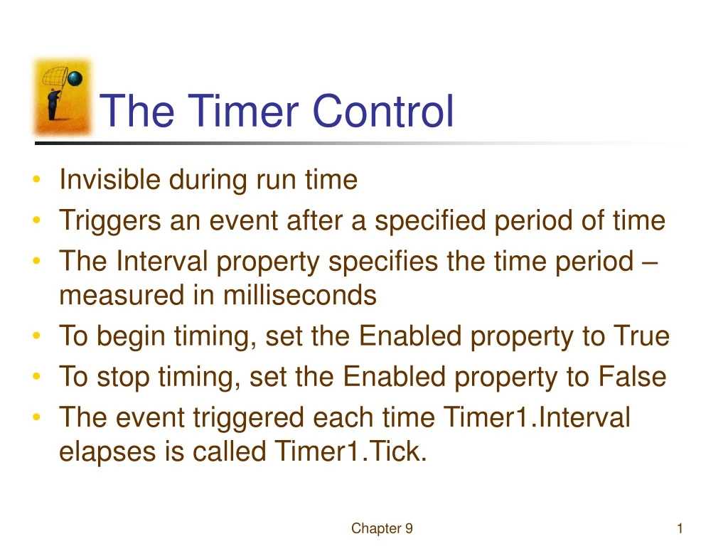 the timer control