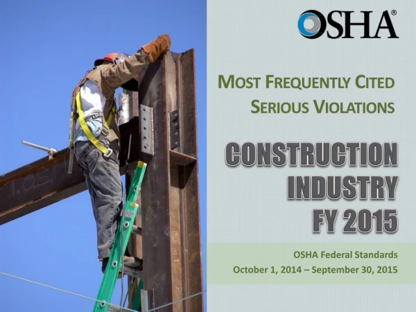 Most Frequently Cited Serious Violations