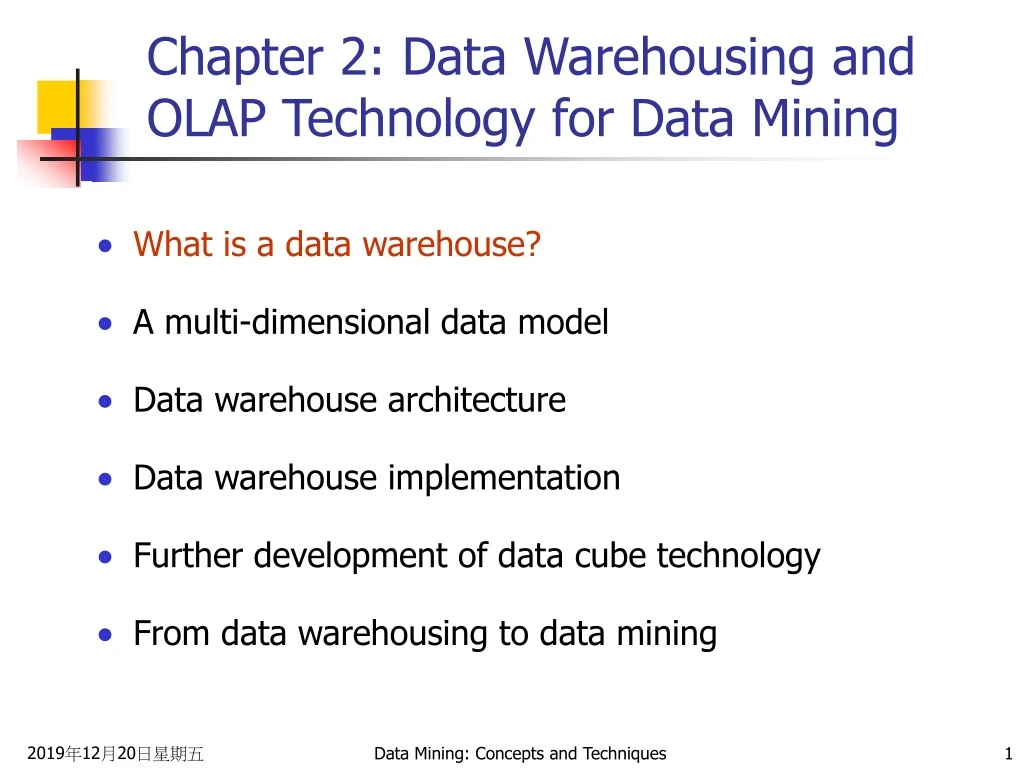 chapter 2 data warehousing and olap technology for data mining