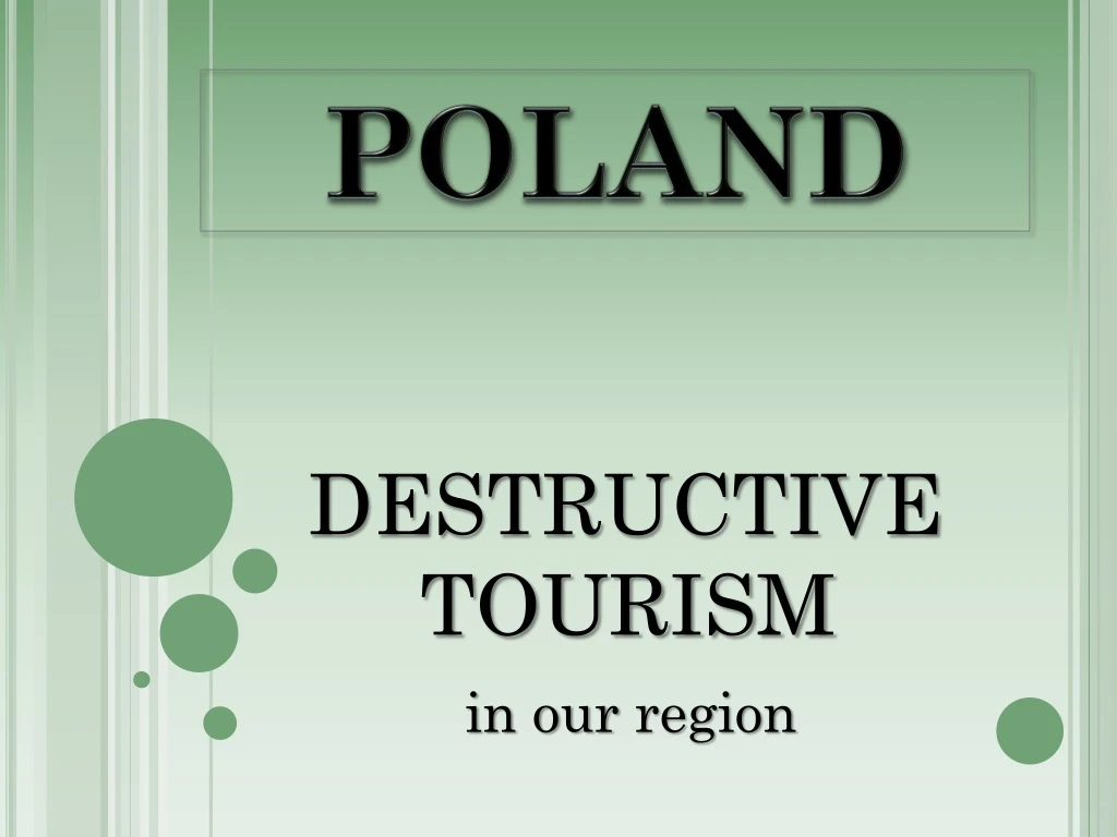 destructive tourism