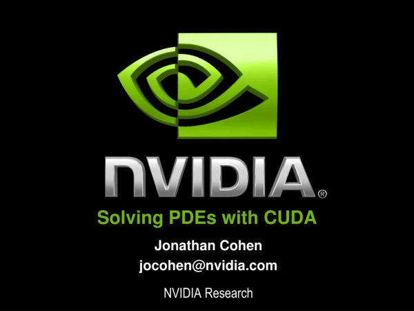 Solving PDEs with CUDA