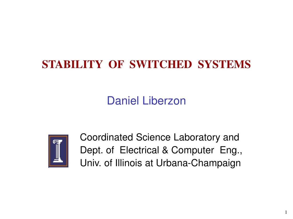 stability of switched systems
