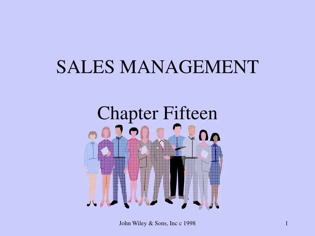 sales management chapter fifteen