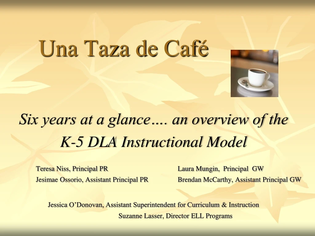 una taza de caf