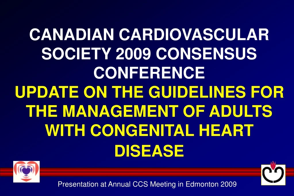 canadian cardiovascular society 2009 consensus