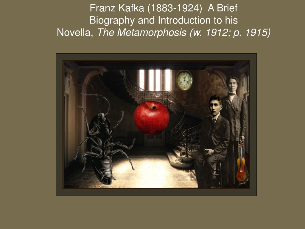 franz kafka 1883 1924 a brief biography