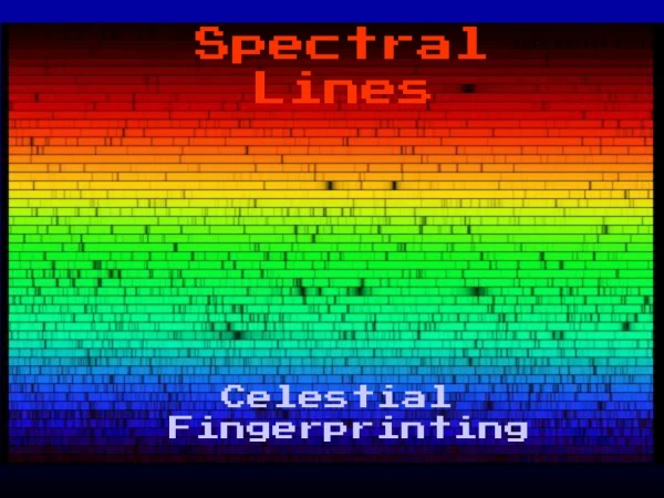 Spectral Lines