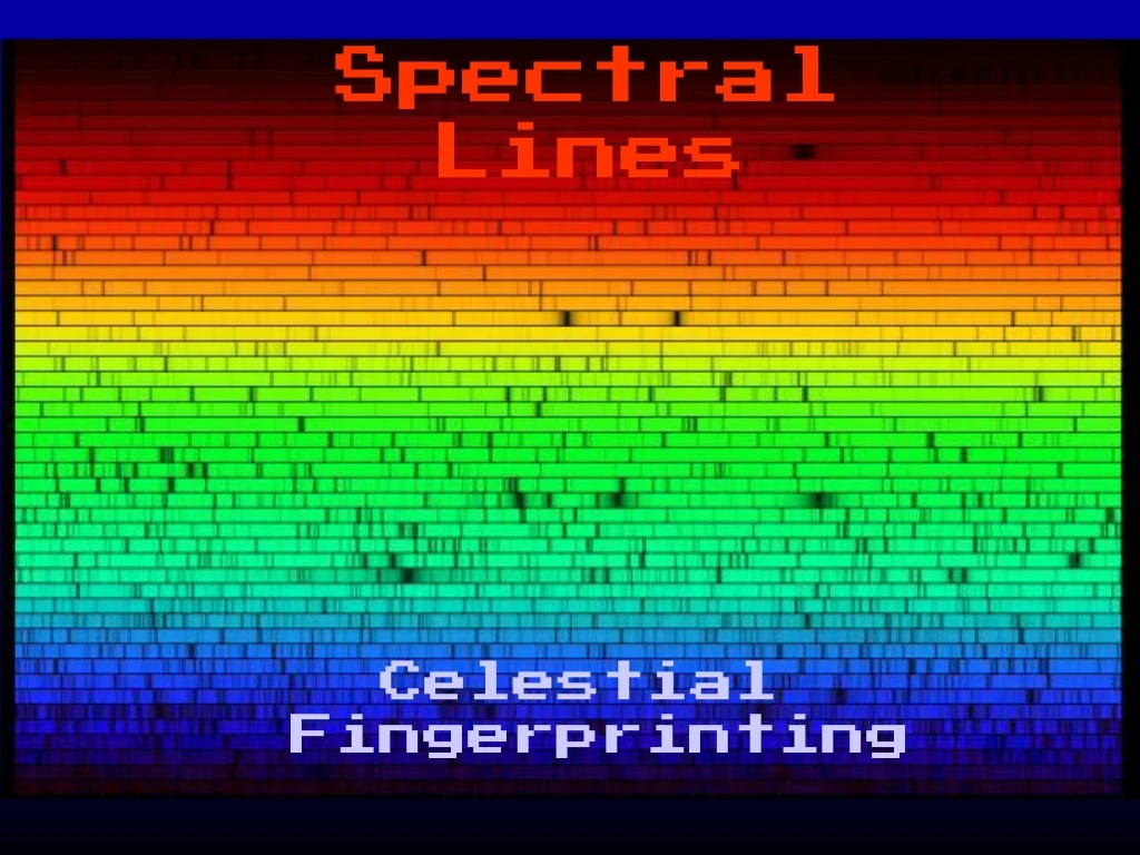 spectral lines