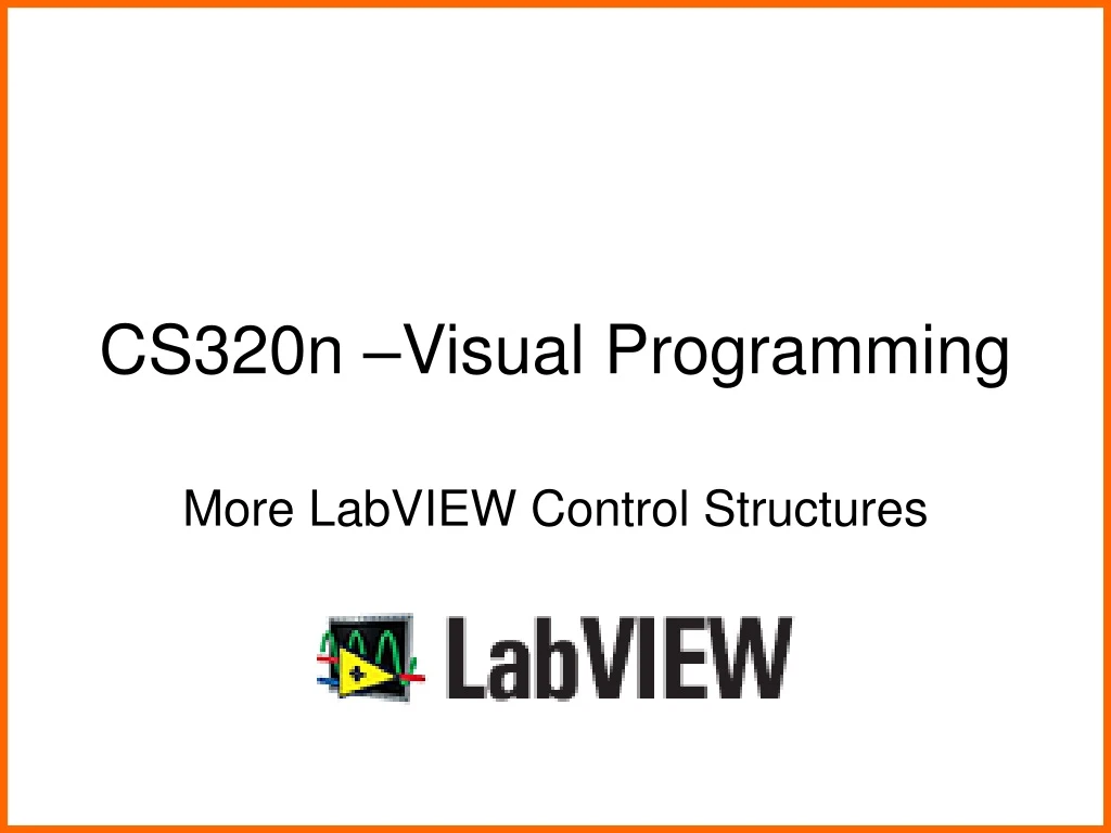 cs320n visual programming