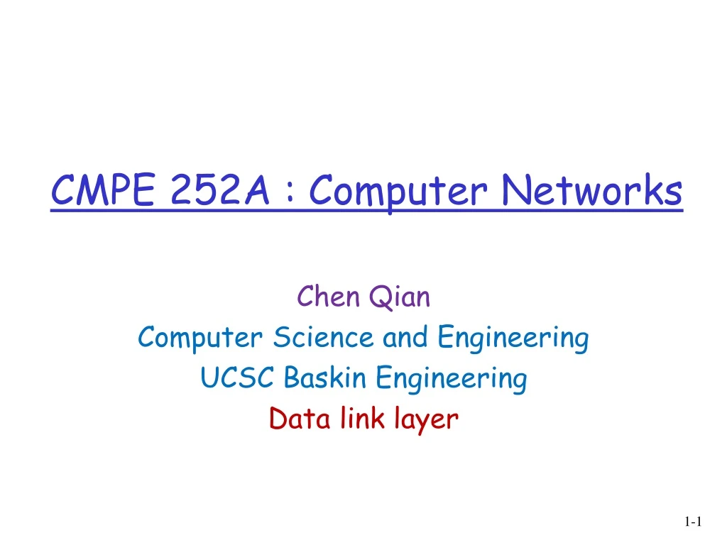 cmpe 252a computer networks