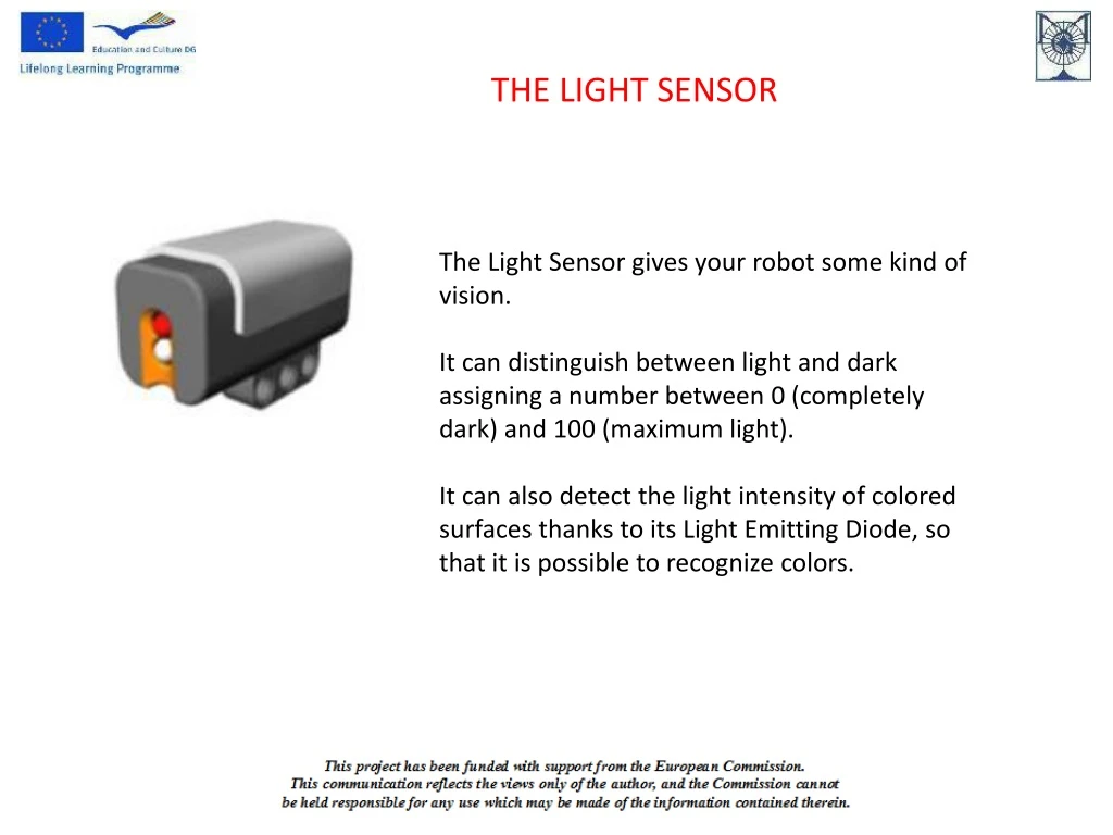 the light sensor