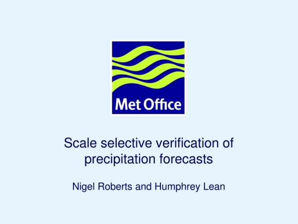 Scale selective verification of precipitation forecasts