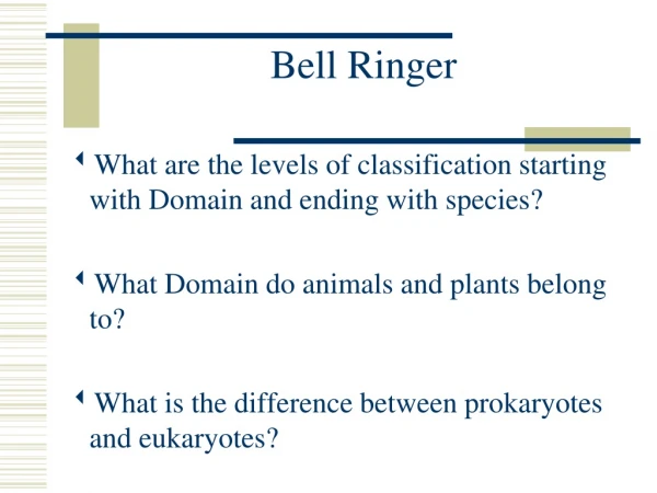 Bell Ringer