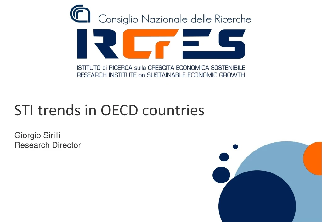 sti trends in oecd countries