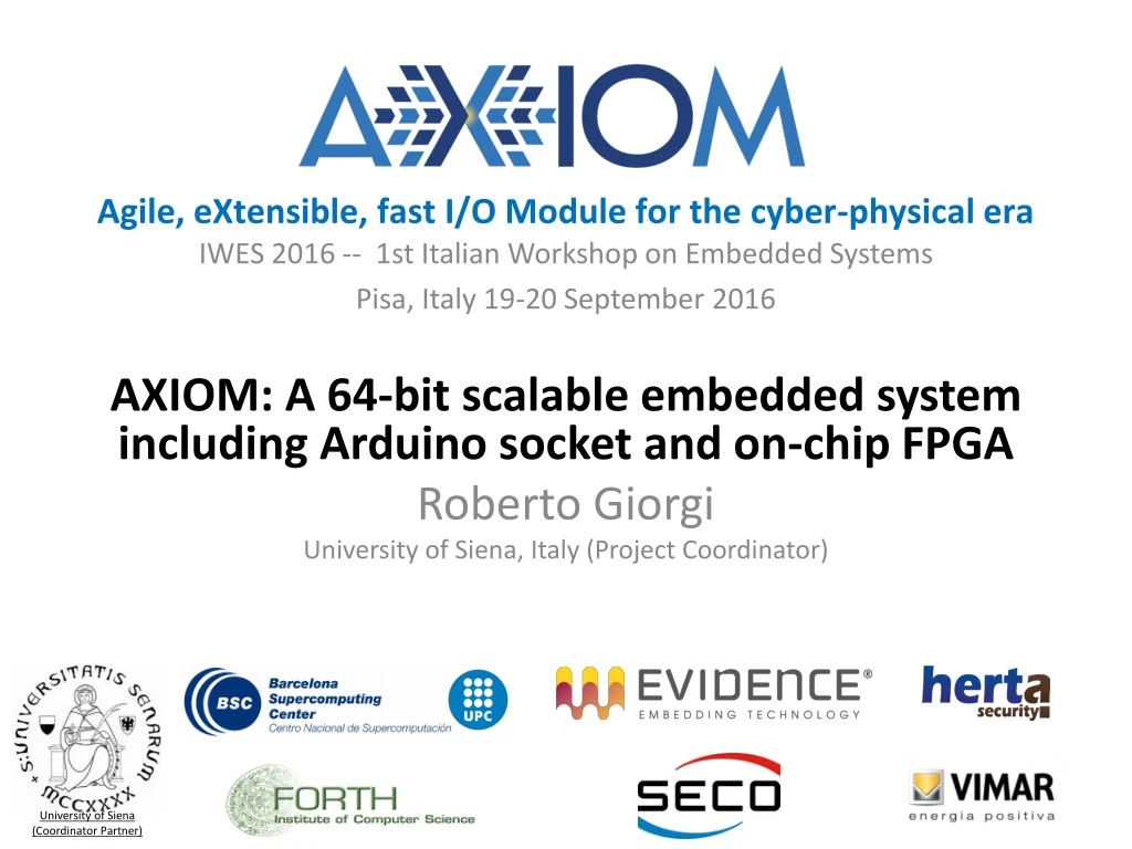 agile extensible fast i o module for the cyber physical era