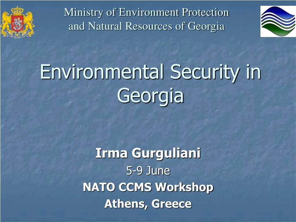 environmental security in georgia