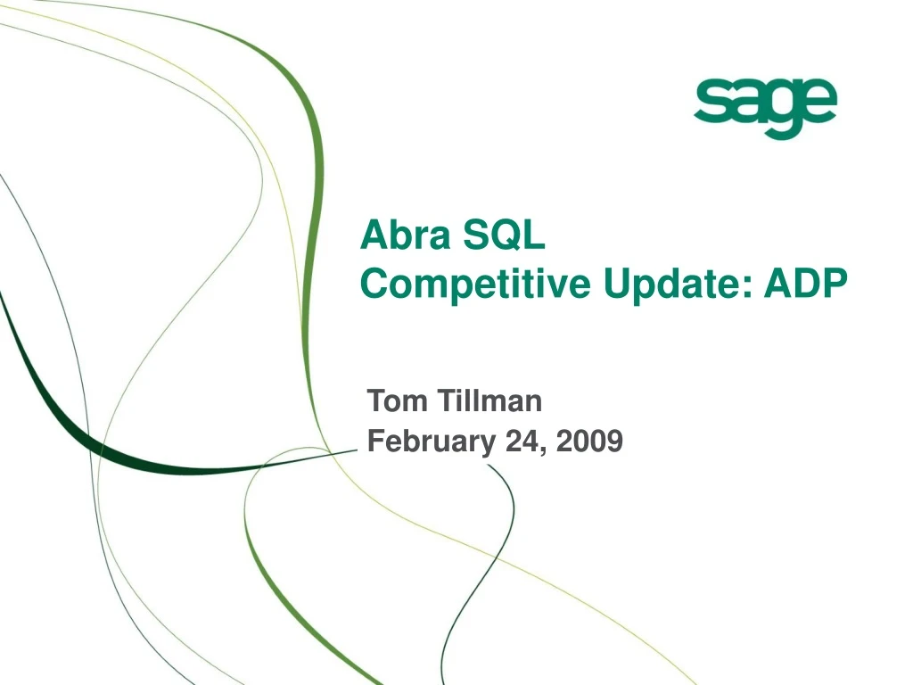abra sql competitive update adp