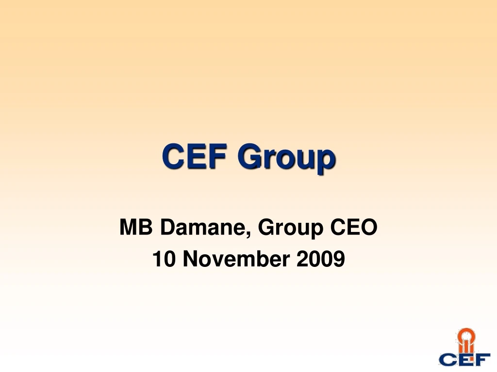 cef group