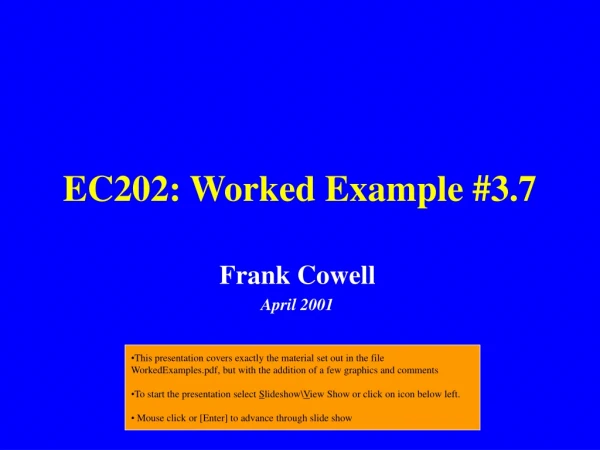 EC202: Worked Example #3.7