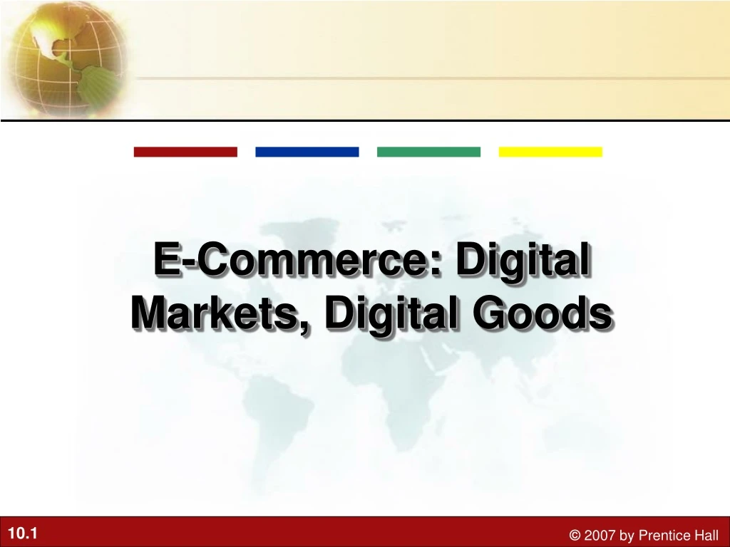 e commerce digital markets digital goods