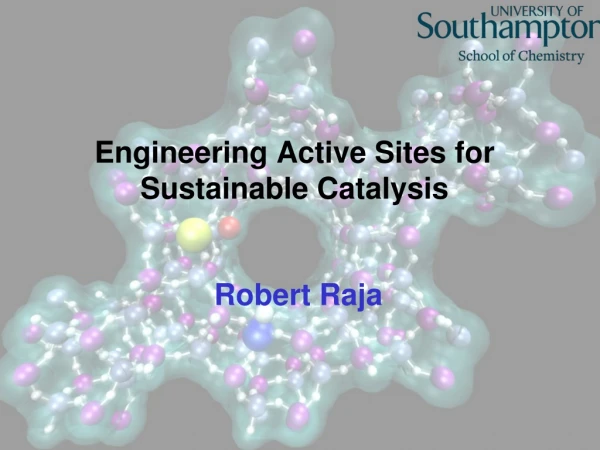 Engineering Active Sites for Sustainable Catalysis