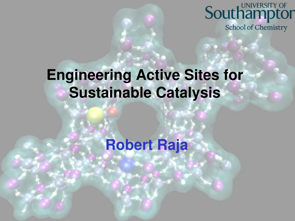 engineering active sites for sustainable catalysis