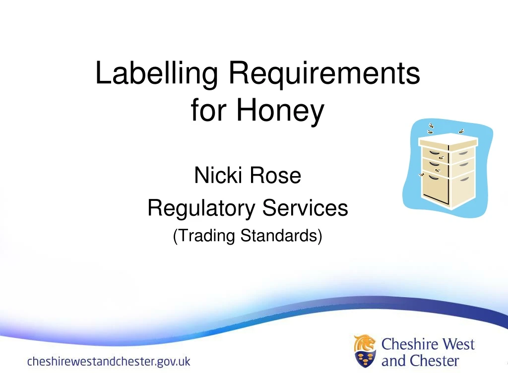 labelling requirements for honey