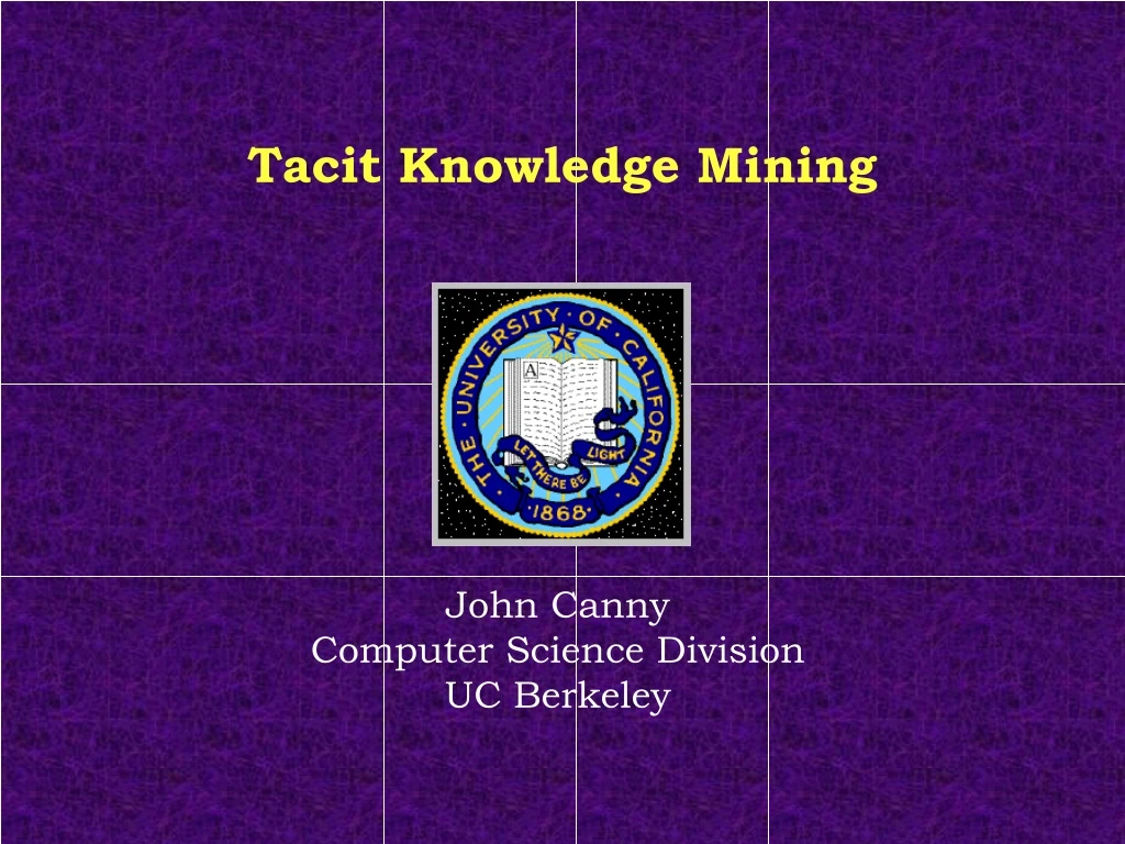 tacit knowledge mining