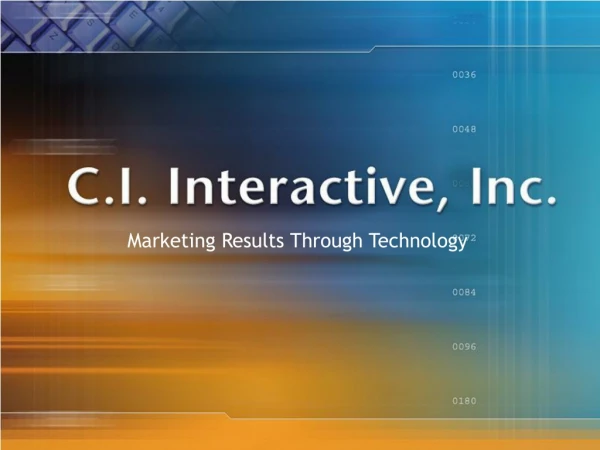 Marketing Results Through Technology