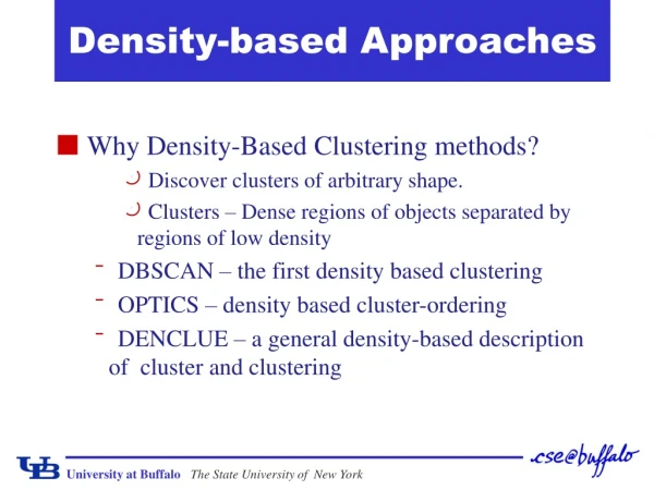 Density-based Approaches