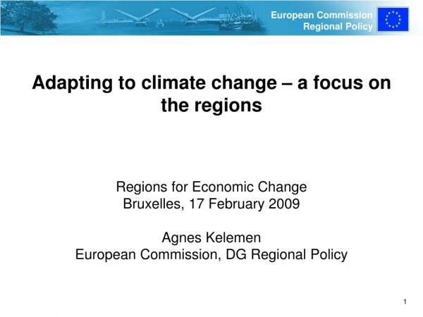 Regional impacts of climate change