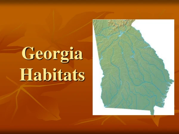 Georgia Habitats