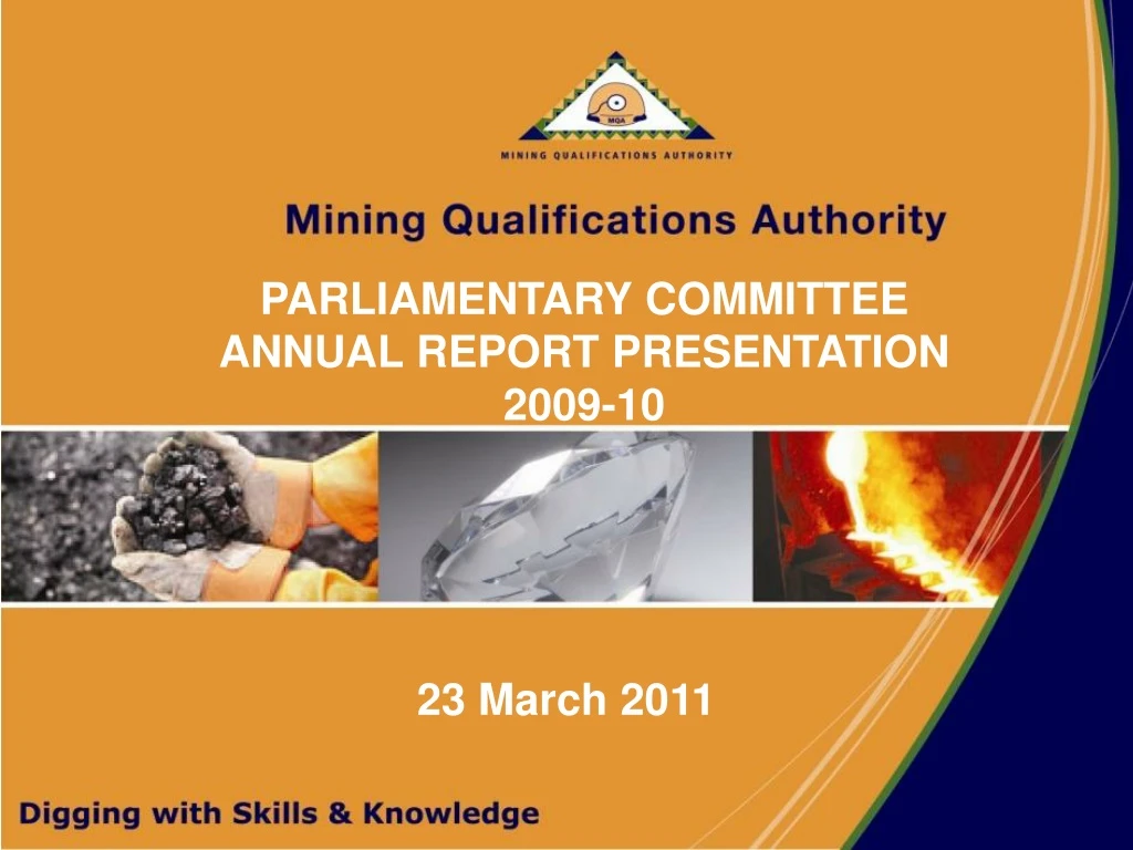 parliamentary committee annual report