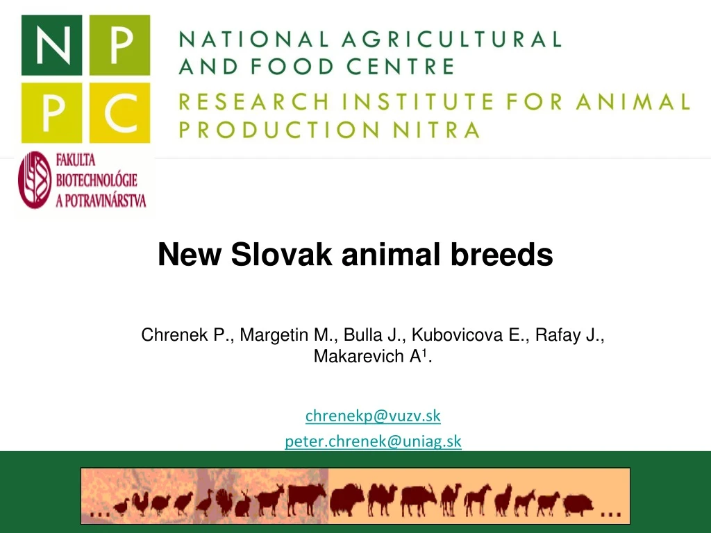 new slovak animal breeds