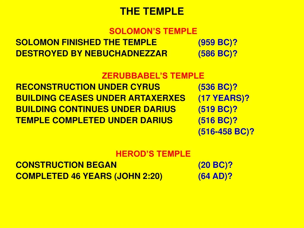 the temple