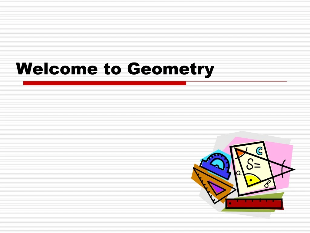 welcome to geometry