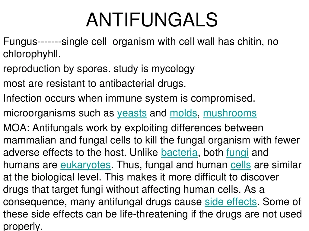 antifungals