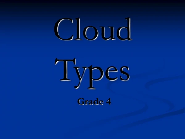 Cloud Types