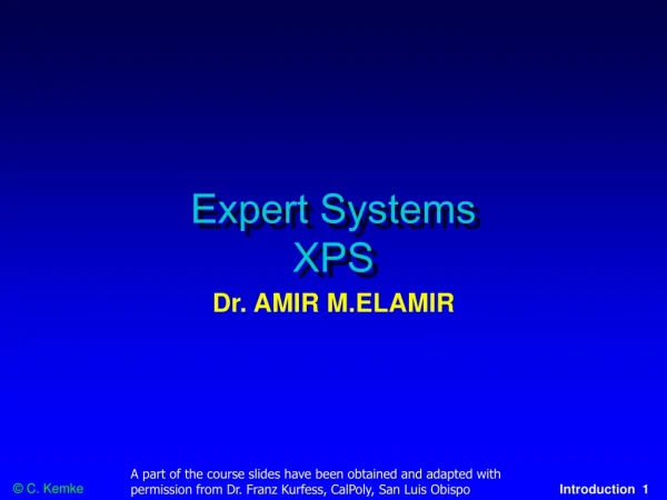 Expert Systems XPS