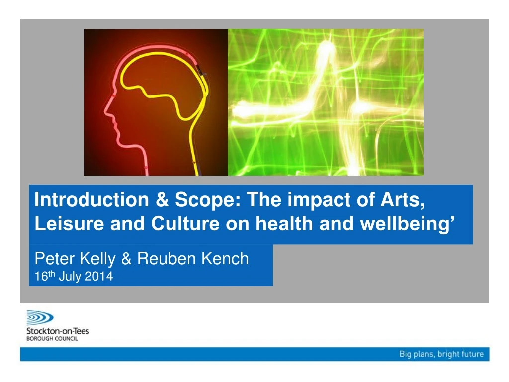 introduction scope the impact of arts leisure
