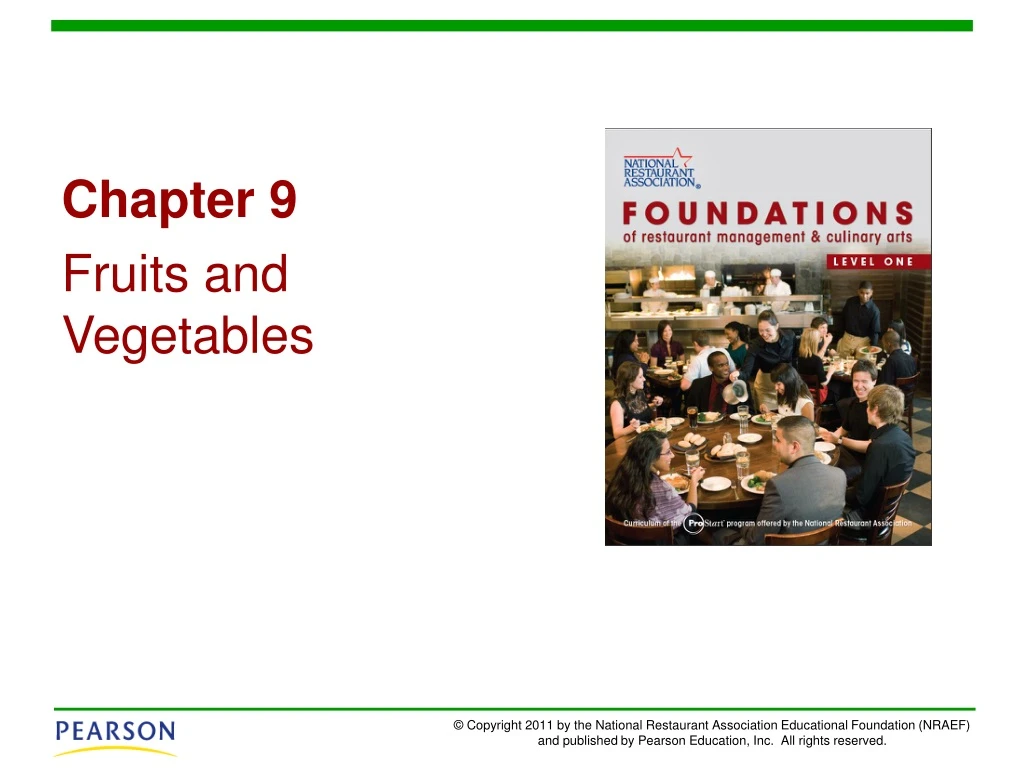 chapter 9 fruits and vegetables