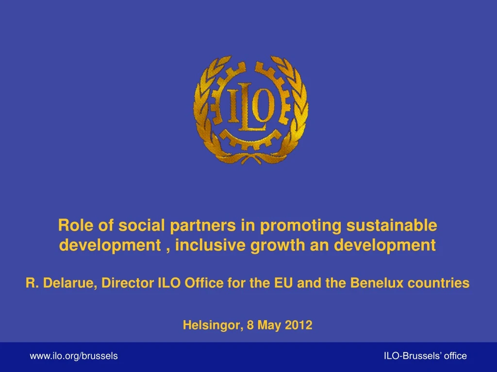 role of social partners in promoting sustainable