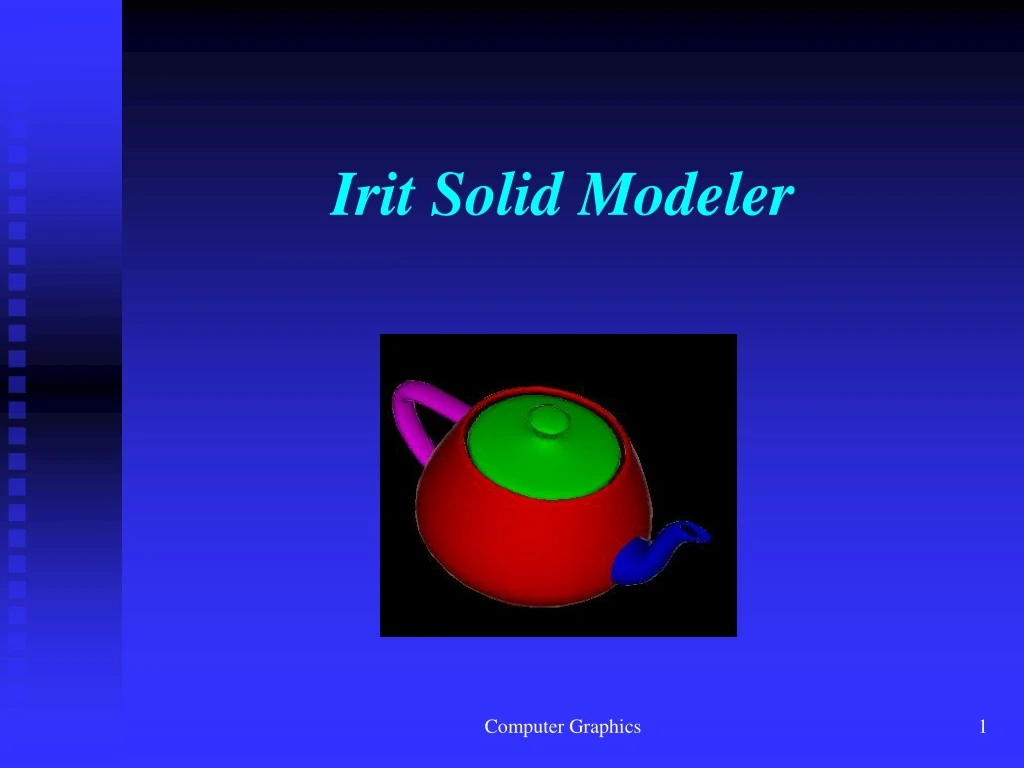 irit solid modeler