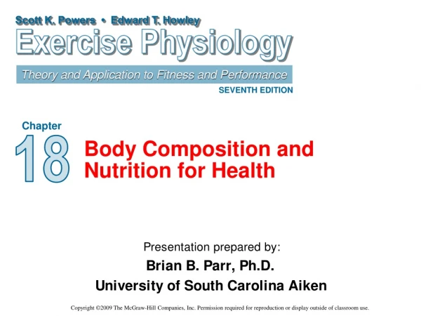 Body Composition and  Nutrition for Health
