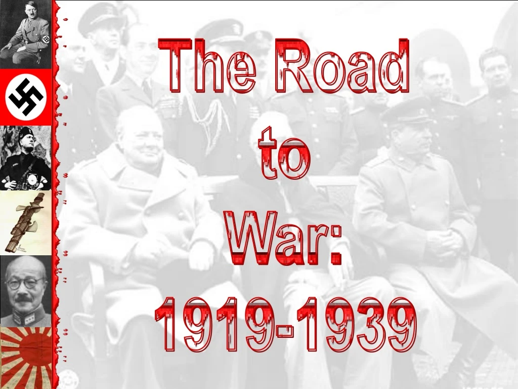 the road to war 1919 1939