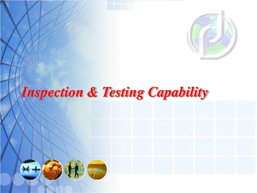inspection testing capability
