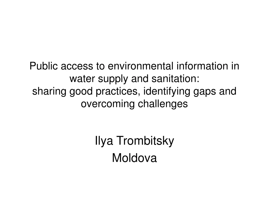 ilya trombitsky moldova